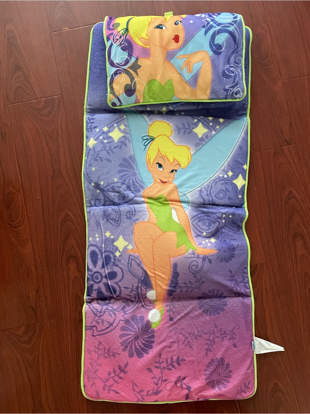 Tinker Bell Fold-Out Lounger in Purple, Pink & Green